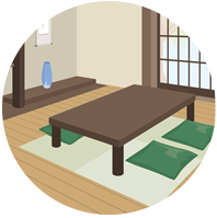 Traditional Japanese furnishings